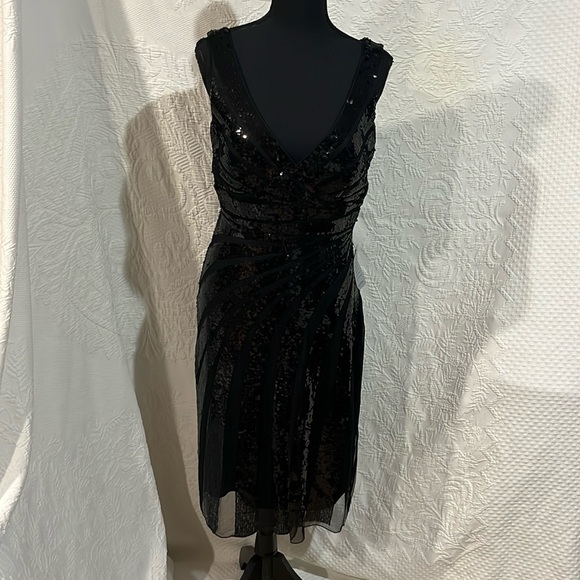 JS Collections sequin and mesh dress, size 8, NWOT - Picture 1 of 16